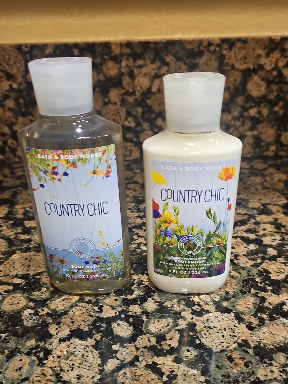 Bath & Body Works Country Chic Body Wash & Lotion Set